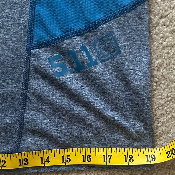 5.11 Tactical Performance Recon Exert Top Blue Lightweight Anti Odor Men’s Small - Picture 7 of 8